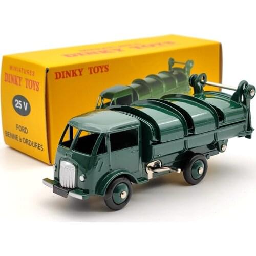 Atlas Dinky Toys 25 V MINIATURES For FORD Benne a ORDURES Diecast Models Collection