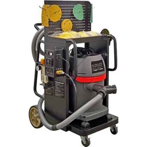 Mobile Dry Sanding Dust Extraction Dust-free Dry Grinding Machine System 220v
