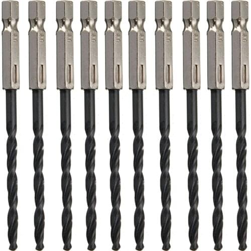 New 10pcs/set Metal Drilling Twist Drill Bit 3mm Micro HSS Twist Drilling Auger bit for Electrical Drill Tool Accessory