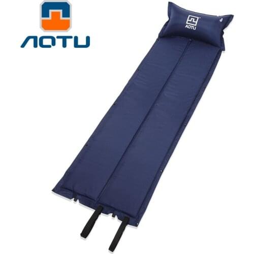 NEW 2020 Outdoor Folded tents automatic pillow blow-up lilo dampproof mat floor mat sleeping mat can be spliced 185*55*2.5CM