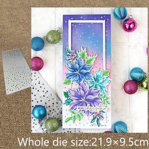 New Design Craft Metal stencil mold Cutting Dies Dot Coverplate decoration scrapbook die cuts Album Paper Card Craft Embossing