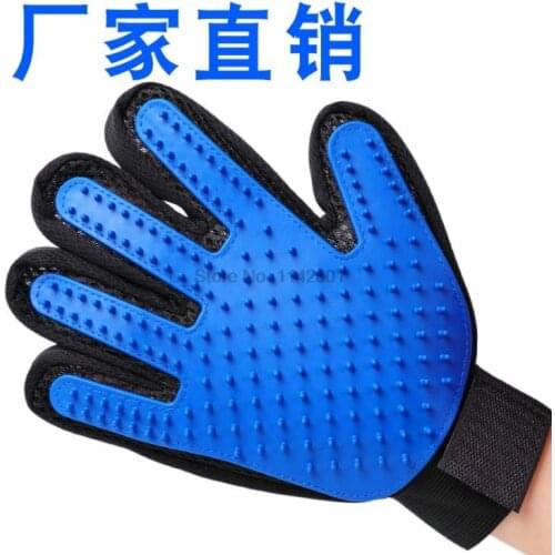 100pcs Pet Glove Cat Grooming Glove Cat Hair Deshedding Brush Gloves Dog Comb for Clean Massage Hair Remover Brush
