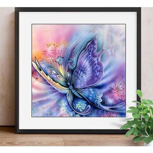 Full Square DIY Diamond Painting Diamond Butterfly Embroidery Animal Mosaic Cross Stitch Rhinestones Home Decor Handmade