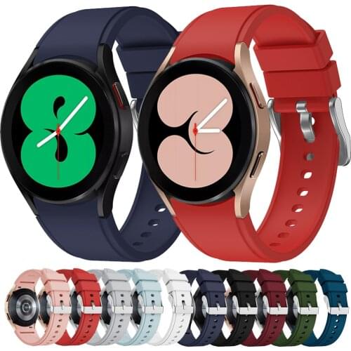 Strap For Samsung Galaxy Watch 4 classic 46mm 42mm smartwatch Silicone Ridge Sport Bracelet Galaxy Watch 4 44mm 40mm band