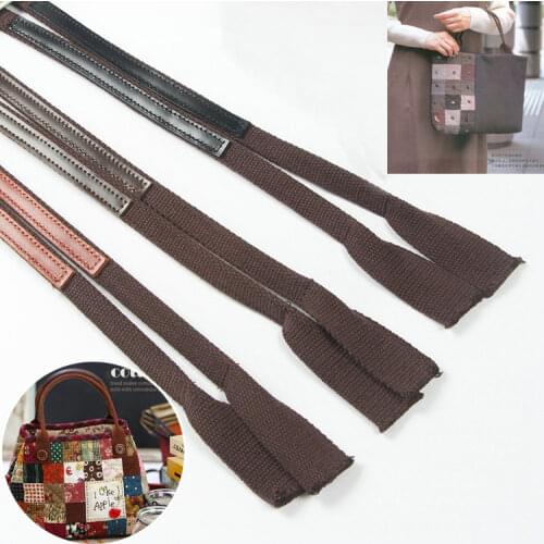 Handcraft DIY bag Handle accessories canvas cloth bag strap belt Handle 56cm 1pair/lot