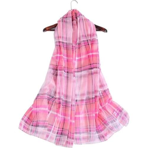 Chiffon silk female scarf print sunshade beach seaside shawl spring and summer thin fashion high quality wraps soft