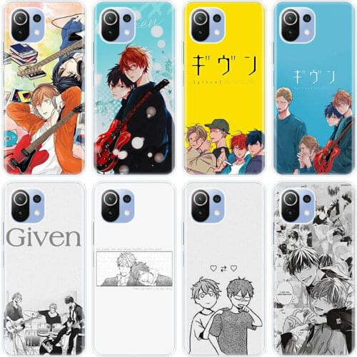 Anime Given Yaoi Silicone Case for Xiaomi Mi POCO X3 NFC M3 F3 11X 11i 11 Ultra Note 10 S 10i 10T Pro 11 Lite 5G Soft Cover