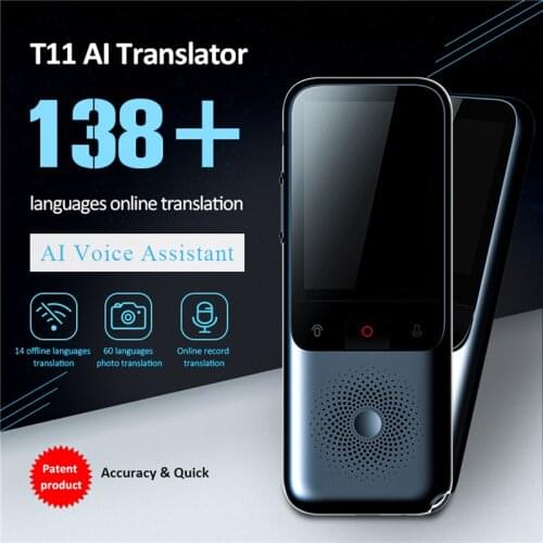 1PC Smart Translator, Small Portable Multifunctional Voice Translator Translating Machine for Travel Meeting Daily Life