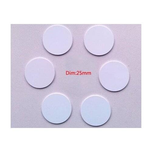Waterproof ID Tag em coin tags 125KHz RFID ISO EM4100 and compatible Diameter 25 mm min:500pcs