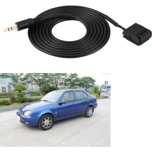 SOONHUA Car Audio Aux Auxiliary Cable Adapter For Ford 6000CD Mondeo Fiesta With CD Removal Tool Keys Dropshipping New
