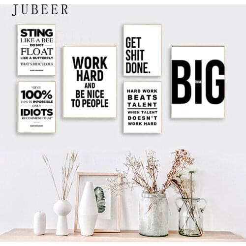 Funny Motivational Poster Comedy Picture Print Inspirational Decoration Pictures for Room Quote Paintings on The Wall Home Decor