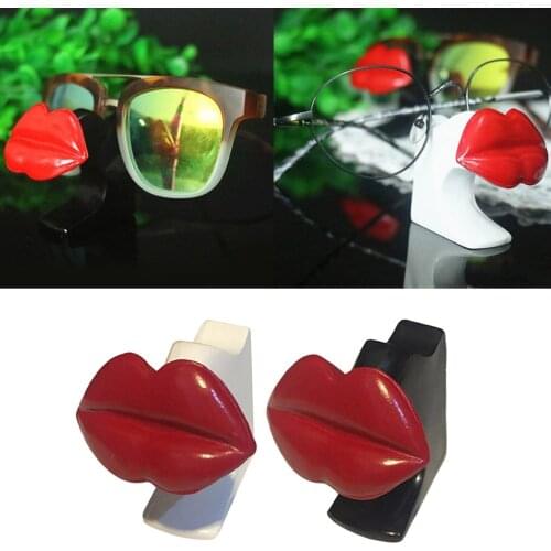 Female Red Lips Glasses Eyeglasses Sunglasses Display Stand Holder Rack