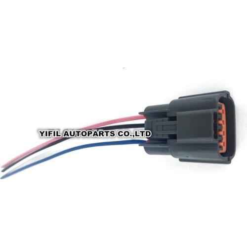 10pcs/lot 4 Pin/Way Distributor Plug Connector With Wire Pigtail For 1991-1994 Nissan 240sx KA24DE & 93-96 Altima 1206-4W