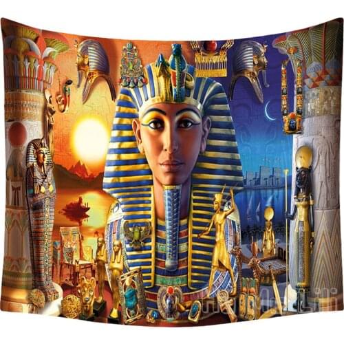 Egyptian Pyramid Queen Historical Culture Art Tapestries Wall Hanging