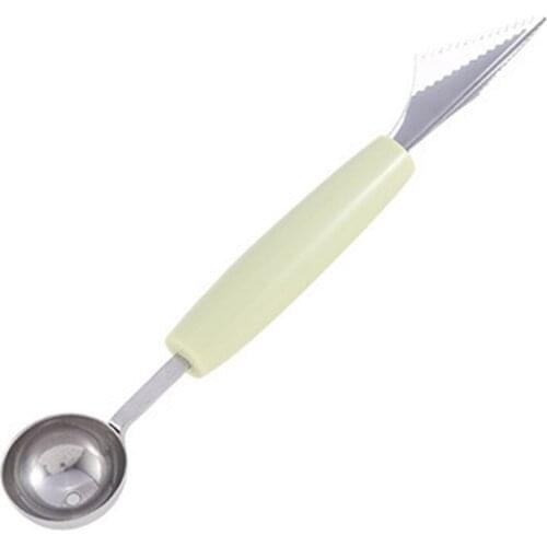 Fruit Digger Cut Watermelon Fruit Ball Digger Ice Cream Round Spoon Cut Fruit Carved Cutter TUE88
