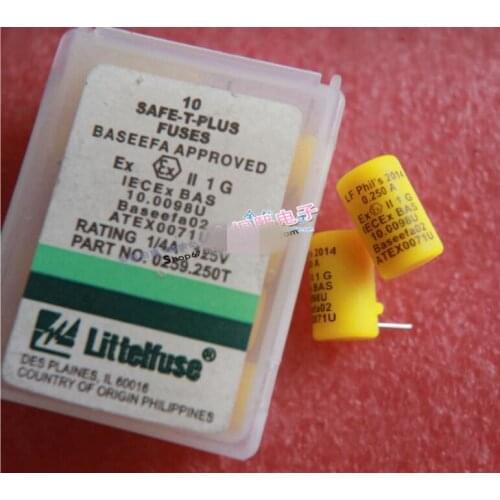 2PCS 0259.250T imported fuse tube LF 250MA 0.250A 125V fast blow 259 series