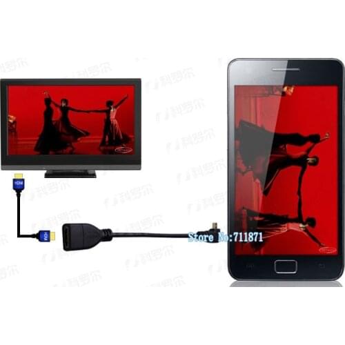 Micro Male to A Female HDMI Cable Micro HDMI Male to Tyep A Female Line MP4 Camera Mobile Phone Connect HDTV Micro HDMI TV Wire