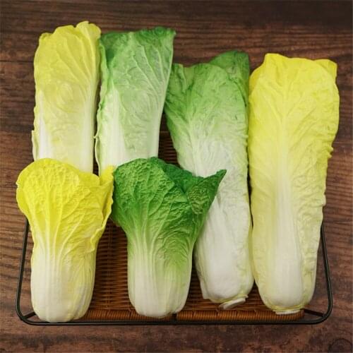 Chinese leaves cabbage fake artificial vegetable model store shop hotel dining room hall restaurant decor pakchoi celery cabbage
