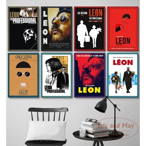 Leon Classic Movie Posters And Prints Canvas Painting Wall Pictures For Living Room Vintage Decorative Home Decor Quadro