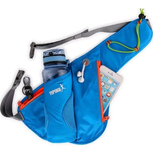 NEWBOLER Sport Running Bags With 500ml Water Bottle Waist Bag Men Women Fanny Pack Run Belt For Phone Pocket Camping Hiking Bag