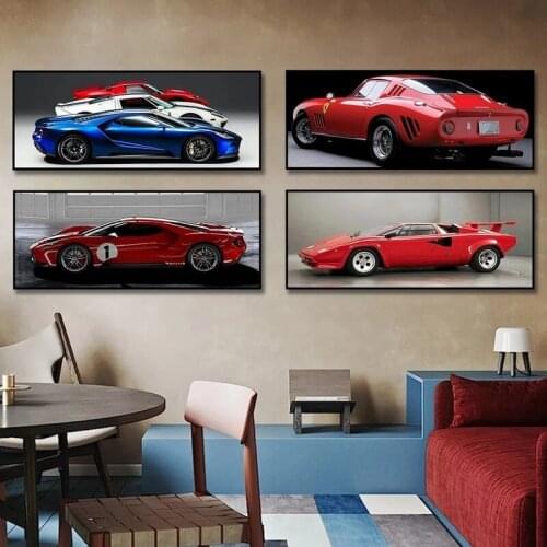 24 Hours Of Le Mans 917k Car Posters Print On Canvas Painting Scandinavian Wall Art Picture For Living Room Home Decor Frameless