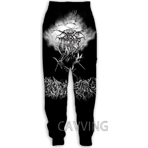 CAVVING 3D Printed Darkthrone Rock Band Casual Pants Sports Sweatpants Straight Pants Sweatpants Jogging Pants Trousers