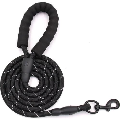Dogs Reflective Leash Durable Nylon Basic Dog Harness Leashes Medium large Dogs Collar Running Walking Lead Rope For dogs cats