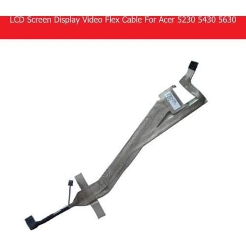 Weeten Genuine Laptop Screen Video Flex Cable For ACER Extensa 5230 5230E 5430 5630 5630G Lvds LCD LED cable P/N 50.4Z410.013