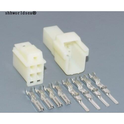 Worldgolden 2.3mm 6090-1011 6090-1041 PA66 4 Pin Female Male Sumitomo Automotive Electric Wire Cable Connector