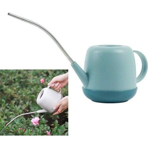 1L Long-mouth Watering Pot Plastic Watering Can Cultivation Potted Water Pot Plants Flower Sprinkler Bottle Balcony Gardening