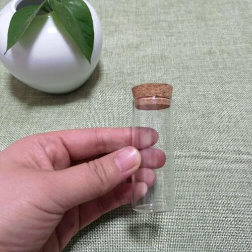 20pcs/Lot 30x75mm 35ml Transparent Clear Glass DIY Wishing Bottles Test Tubes with Cork Stopper Souvenir Container Crafts Gift