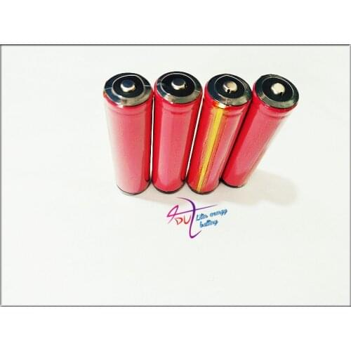 4PCS 100% New Original for Sanyo 18650 2600 mAh 3.7V Rechargeable lithium battery + PCB protection board