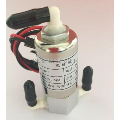 8W printer solenoid valve with bend head for Flora Myjet JHF Vista Zhongye Infinity magnetic liquid valve 2pcs