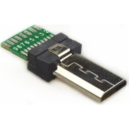 Micro USB multi port connector USB 15 pin sony LANC DIY AV terminal 5pcs lot