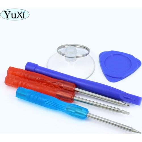 YuXi Professional 6 in 1 Cell Phones Opening Pry Repair Tool Kits Smartphone Screwdrivers Tools Set For iPhone