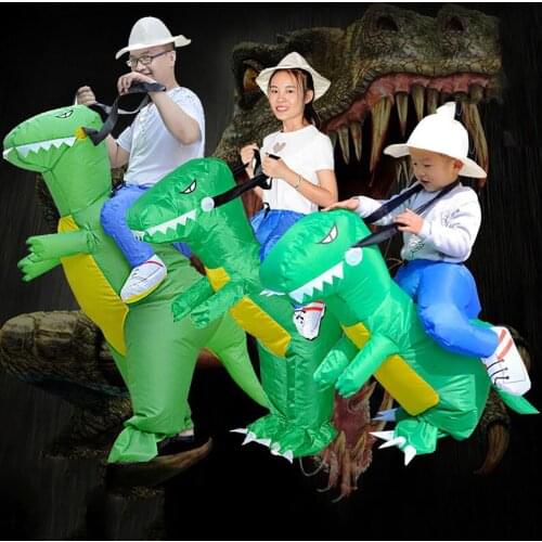 Halloween Adult Kids Fancy Dress Dinosaur Inflatable Costume Party Carnaval Amazing Fantasy Men Women Cosplay Birthday Gift