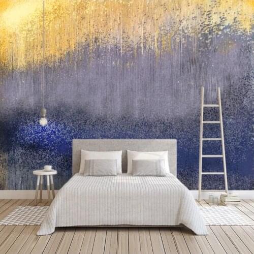 Seamless wallpaper Abstract golden background wall painting
