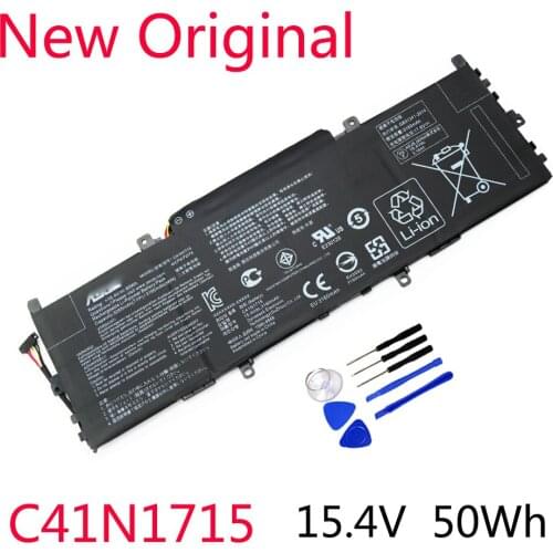 New C41N1715 Laptop Battery For ASUS UX331FN UX331UA-1B UX331UN UX331UN-1E U3100UN 0B200-02760000 15.4V 50Wh
