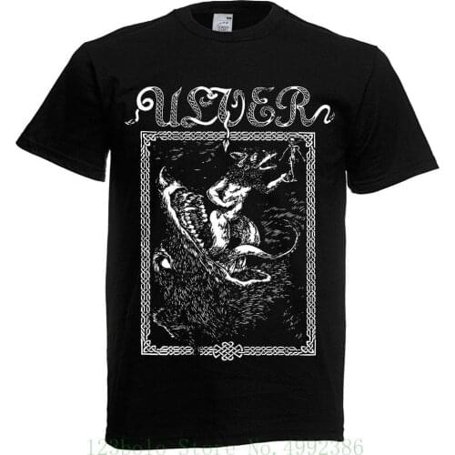 Ulver T Shirt Black Metal New! Retro T-Shirt MenS Short Sleeve O-Neck T-Shirts Summer Stree Twear