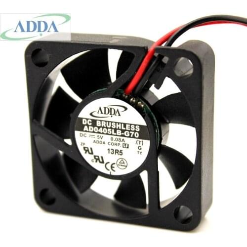 Genuine AD0405LB - G70 FOR ADDA 40*40*10mm 4CM 4mm 4010 5V 0.08A ball bearing