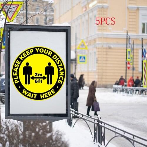 Please Keep Wait Here Stand Here Keep 6ft in Between Distance Marker Floor for supermarkets, banks, fast food outlets 20May21