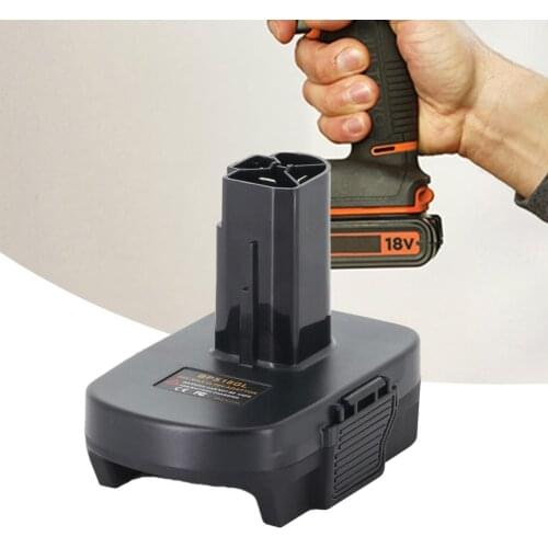 DM18RL Battery Converter Safe to Use USB Interface Design Multipurpose 20V to 18V Battery Adapt Connector for DeWALT 20V Battery