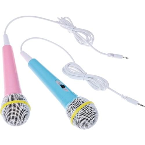 Wired Microphone Toy Musical Instrument Karaoke Singing Music Toy Microphone Toy Kids Children Christmas Gift Kid Funny Gift