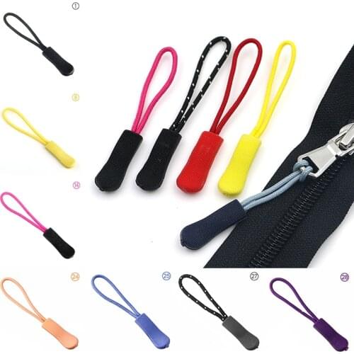 Zipper Puller Puller for Bag Backpack Zippers Cloth Replacement Slider Zip Cord Jacket 10PCS/Lot Backpack Accessories Tent