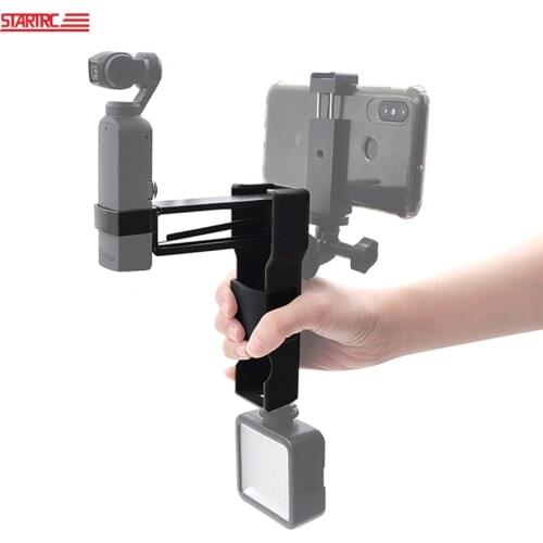 STARTRC OSMO Pocket 2 Camera Accessories Handheld Z-Axis Stabilizer Damping Hand Grips Lanyard Phone Holder For DJI Pocket 2