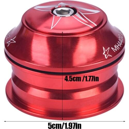 Cycling Mountain Bike 44MM Headset Headset Built Aluminum Bicycle Head Peilin Bearing Headset Bike Headset