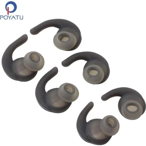 POYATU In Ear Tips For JBL T280BT Silicone Ear Tips Earbuds For JBL Reflect BT Silicone Eartips S/M/L Ear Sleeve 3 Pairs