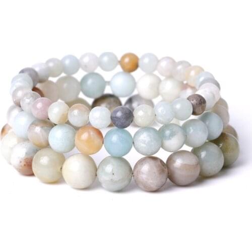 Lover Couple Stone Beads Strand Bracelet Buddha Beaded Yoga Friendship Strench for Women Men Jewelry Braclet Braclets