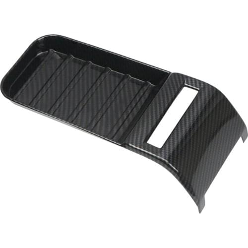 Carbon Fiber Inner Armrest Box Decoration Cover Trim for Toyota - 2014-2020