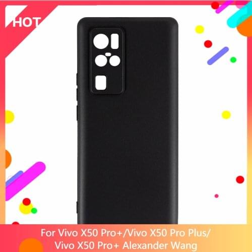 X50 Pro+ Case Matte Soft Silicone TPU Back Cover For Vivo X50 Pro Plus Vivo X50 Pro+ Alexander Wang Phone Case Slim shockproof